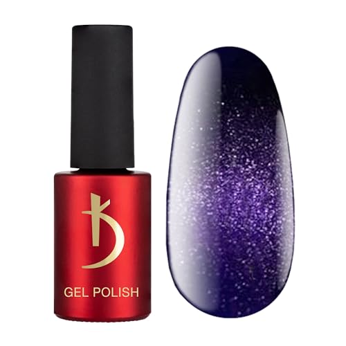 K Professional Nagellack - Cat Shine - Indigo - Gel Nail Polish UV LED -7ml- UV Nagellack - Gel Nägel - Gellack - 15CS (Magnetisch Indigo) von K