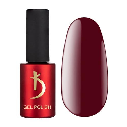 K Professional Nagellack - Burgundy - Dress Code - Gel Nail Polish UV LED -7ml- UV Nagellack - Gel Nägel - Gellack - 01DC (burgunder rot) von K