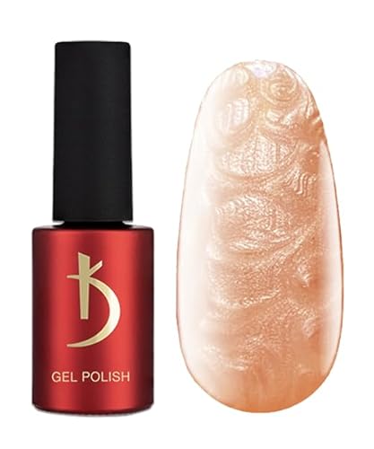 K Professional Nagellack - Orange Perle -7ml- Gel Nail Polish Orange Pearl Tornado Collection - UV Gel Nägel UV LED in Exklusiven Farben - 03TD von K