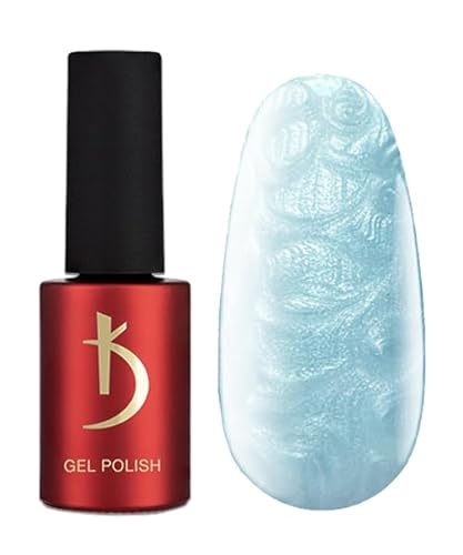 UV Nagellack Gel für Nägel - Blue Pearl - Gel Nail Polish UV-LED -7ml- langlebig - Glanz Maniküre - DIY Nageldesign - Farbe GelNägel Manicure von K