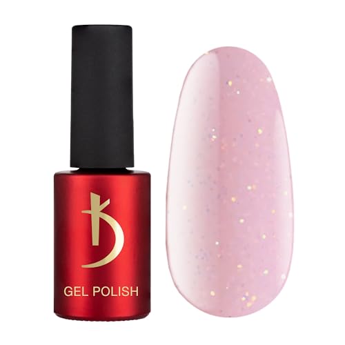 UV Nagellack Gel für Nägel - Rosa Shimmer - Gel Nail Polish UV-LED -7ml- langlebig - Glanz Maniküre - DIY Nageldesign - Farbe GelNägel Manicure von K