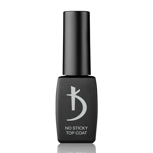 K Professional Top Coat Gel UV - Rubber Top Coat Gel Nail Polish -12ml- Überlack - Nagellack Finish Glänzend von K