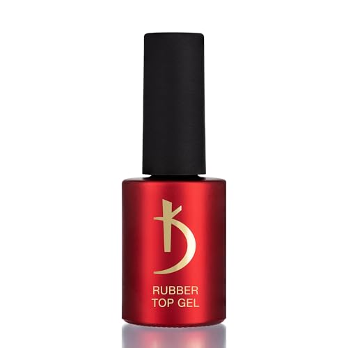 K Professional Top Coat Gel UV - Rubber Top Coat Gel Nail Polish -15ml- Überlack - Nagellack Finish Glänzend von K