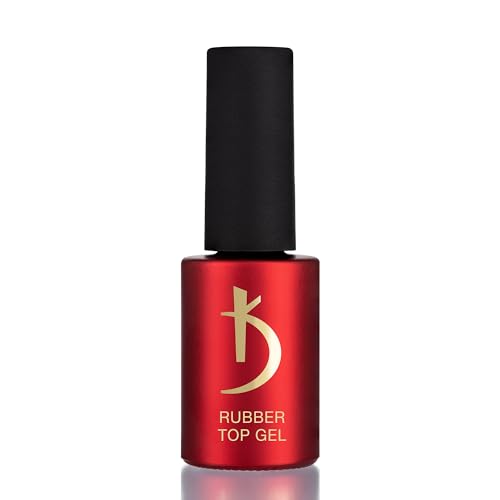 K Professional Top Coat Gel UV - Rubber Top Coat Gel Nail Polish -7ml- Überlack - Nagellack Finish Glänzend von K