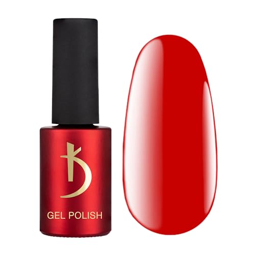 UV Nagellack Gel für Nägel - Ferrari Red - Gel Nail Polish UV-LED -7ml- langlebig - Glanz Nude Maniküre - DIY Nageldesign - Farbe GelNägel Manicure von K