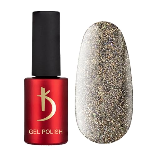 UV Nagellack Gel für Nägel - Golden Sky Shimmer - Gel Nail Polish UV-LED -7ml- langlebig - Glanz Maniküre - DIY Nageldesign - Farbe GelNägel Manicure von K