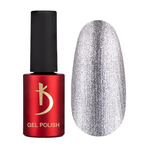 UV Nagellack Gel für Nägel - Silver Pearl Shiny - Gel Nail Polish UV-LED -7ml- langlebig - Glanz Maniküre - DIY Nageldesign - Farbe GelNägel Manicure von K