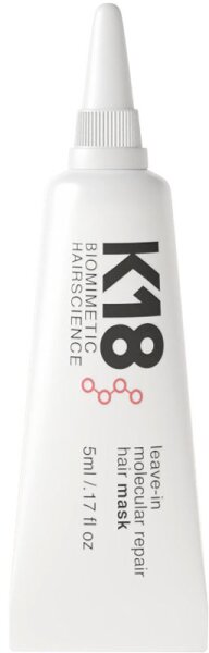 K18 Biomimetic Hairscience Leave-In Molecular Repair Hair Mask 5 ml K18 Biomimetic Hairscience Leave-In Molecular Repair Hair Mask 5 ml von K18 Biomimetic Hairscience