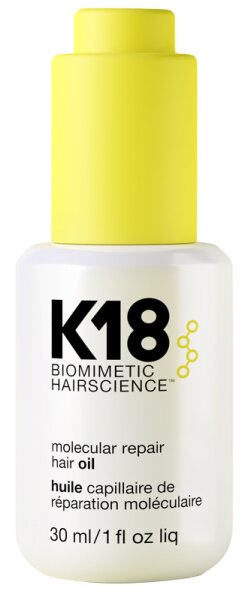 K18 Biomimetic Hairscience Molecular Repair Hair Oil 30 ml K18 Biomimetic Hairscience Molecular Repair Hair Oil 30 ml von K18 Biomimetic Hairscience