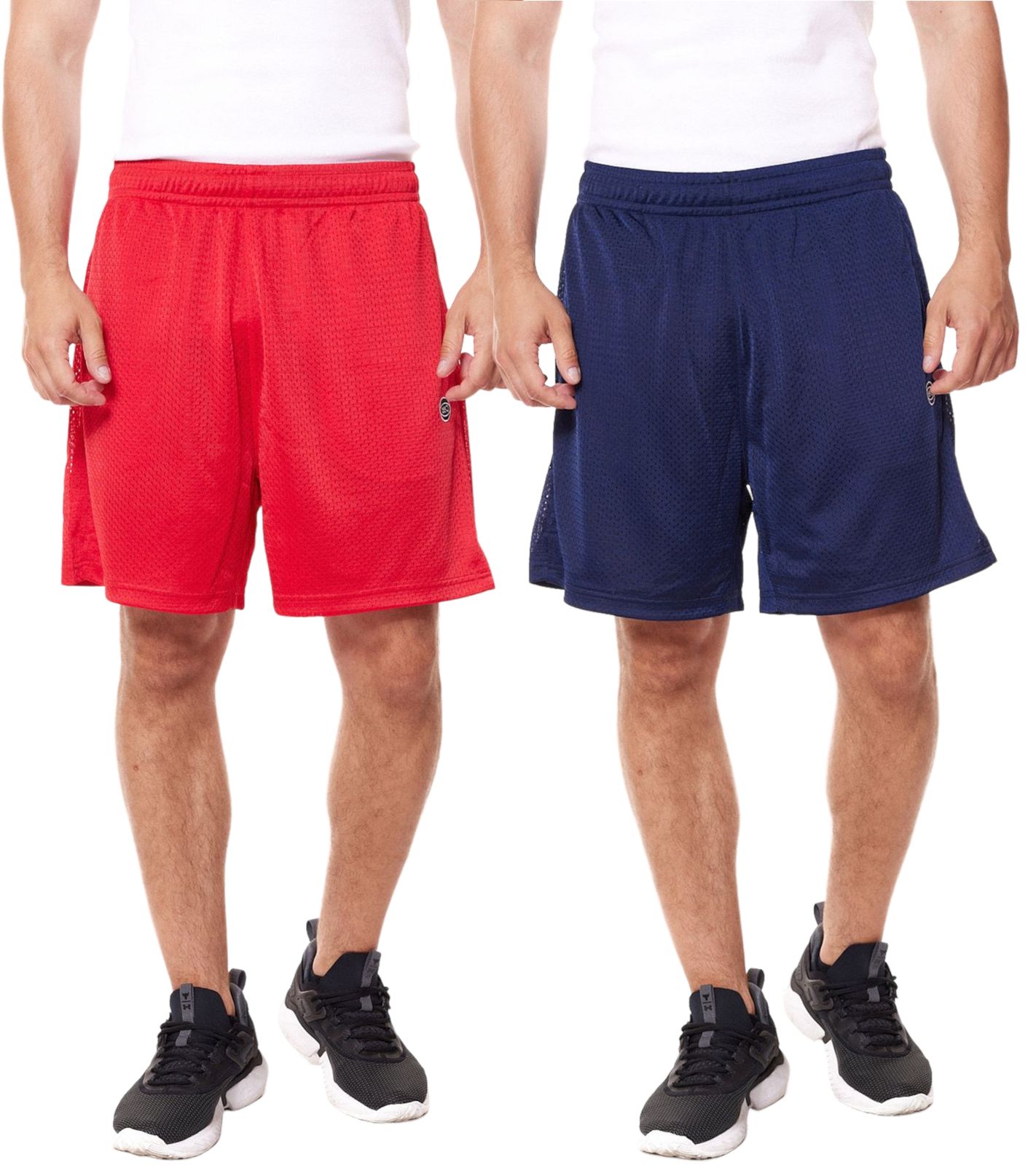 K1X | Kickz NOS Oldschool Shorts Herren Trainings-Shorts 1202-4100 Rot oder Blau von K1X | KICKZ