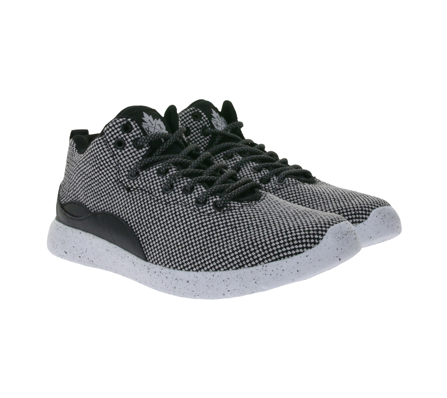 K1X | Kickz RS 93 X-Knit Herren Lifestyle-Sneaker leichte Schnür-Schuhe 1161-0307/0101 Weiß/Schwarz von K1X | KICKZ