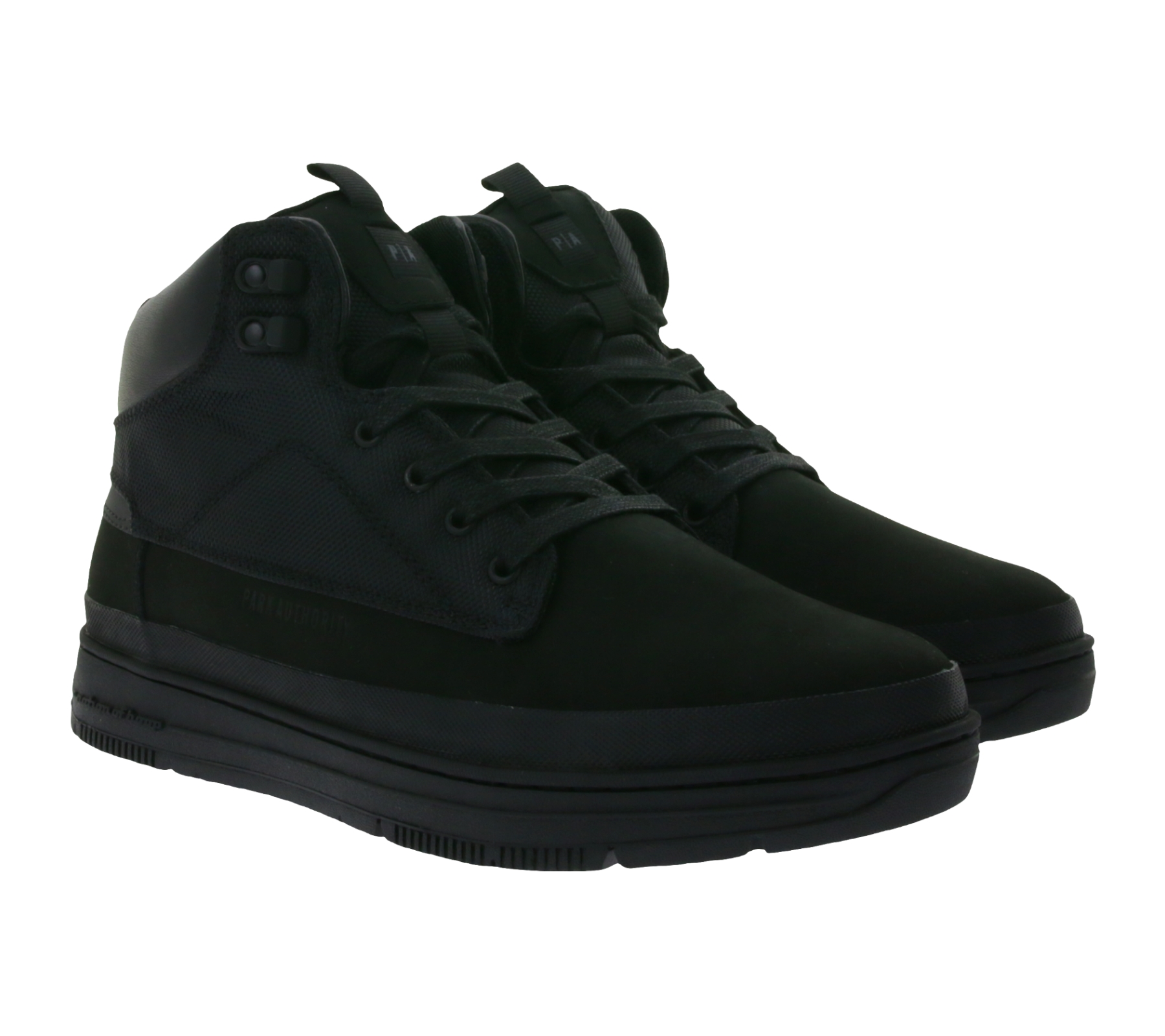 PARK AUTHORITY by K1X | Kickz GK 5000 Wander-Schuhe funktionale Herren Winter-Schuhe Trekking-Schuhe mit Leder-Anteil 6203-0508/000 Schwarz von K1X | KICKZ