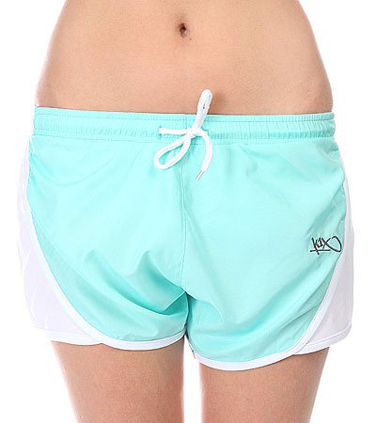 PARK AUTHORITY by K1X | Kickz Sprint Hotpants Damen Shorts mit Innenslip 6400-0034/3102 Mint/Weiß von K1X | KICKZ