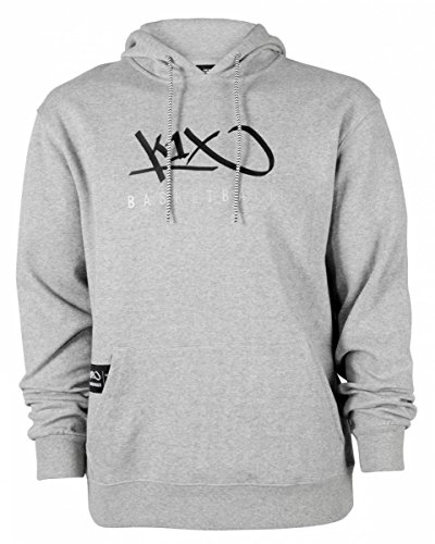 K1X Hardwood mk3 Kapuzenpullover Herren grau/schwarz, XL von K1X