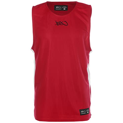 K1X Triple Double Basketballtrikot Herren rot/weiß, L von K1X