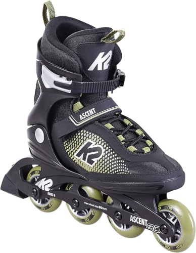 K2 Ascent 80 M Inline Skate Black/Olive, 44.5 von K2