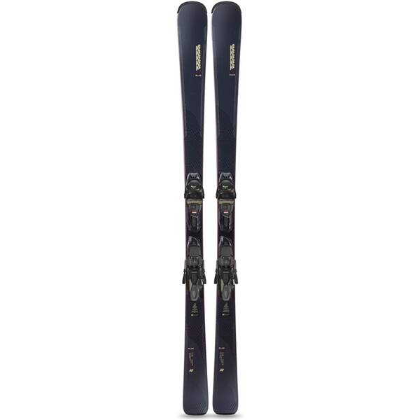 K2 Damen All-Mountain Ski BLUR 74 W - ERC 11 TCx light Quikclik black - anthracite SET von K2