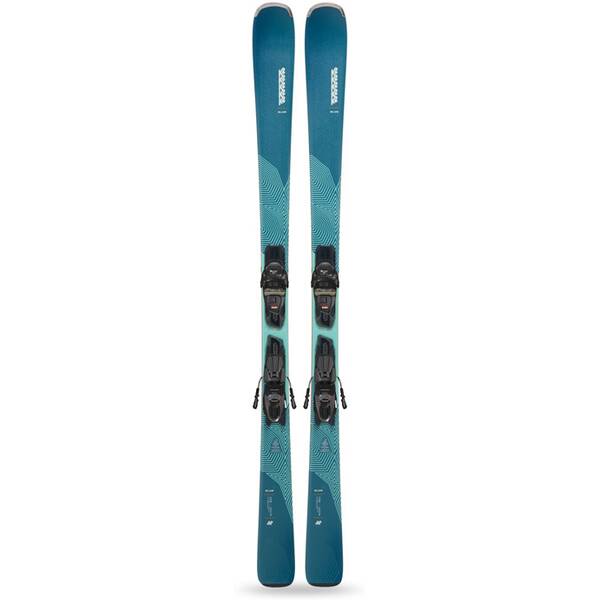 K2 Damen All-Mountain Ski BLUR 76 W - M3 10 Compact Quikclik 80mm black - anthracite SET von K2