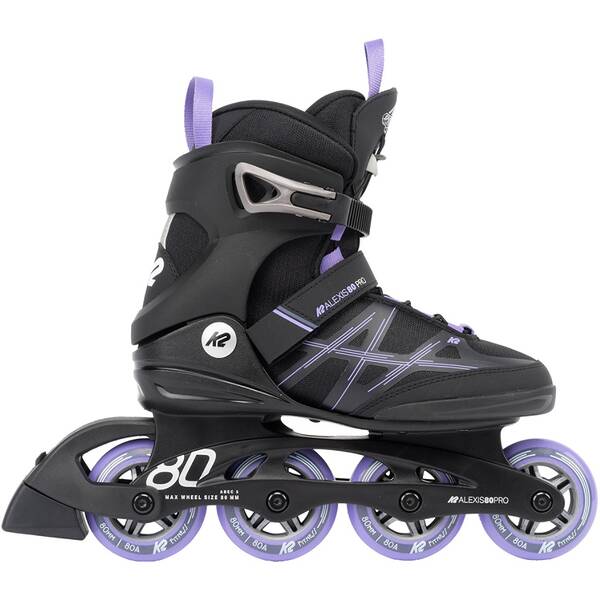 K2 Damen Inlineskates ALEXIS 80 PRO black_lavendar K2 Damen Inlineskates ALEXIS 80 PRO black_lavendar von K2