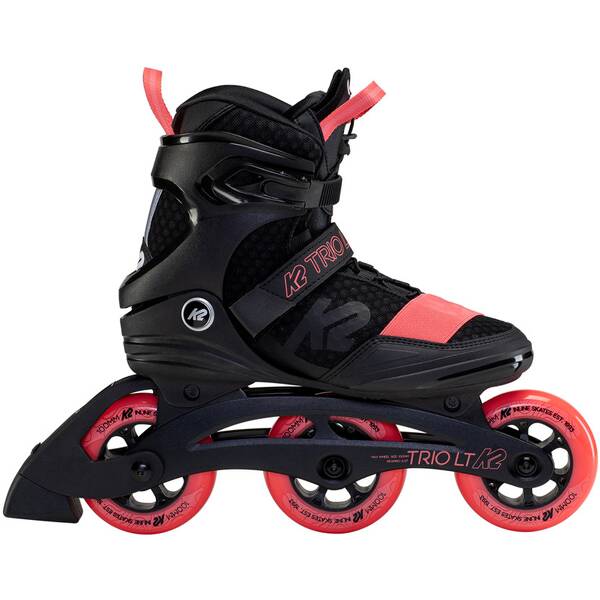 K2 Damen Inlineskates TRIO LT 100 SHORT CUFF black_coral von K2