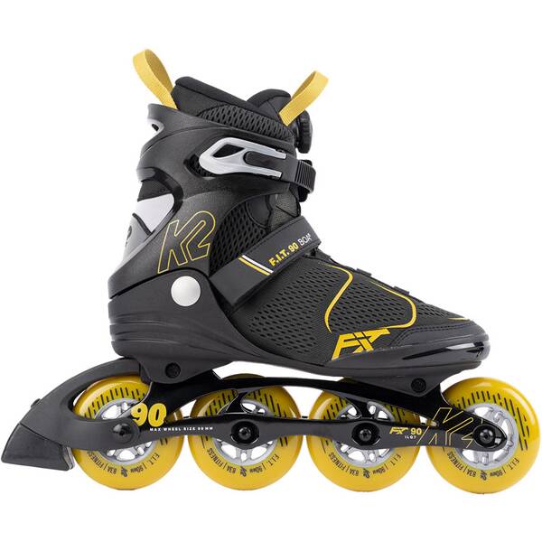 K2 Herren Inlineskates F.I.T. 90 BOA gray_mustard von K2