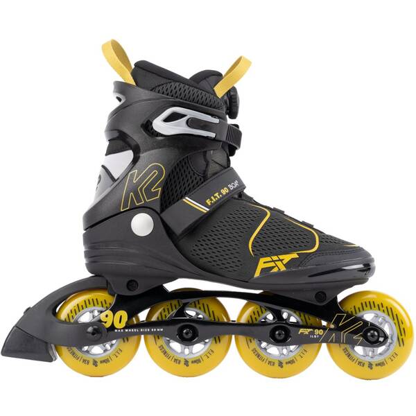 K2 Herren Inlineskates F.I.T. 90 BOA gray_mustard von K2