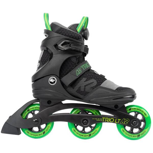 K2 Herren Inlineskates TRIO LT 100 BOA black_green von K2