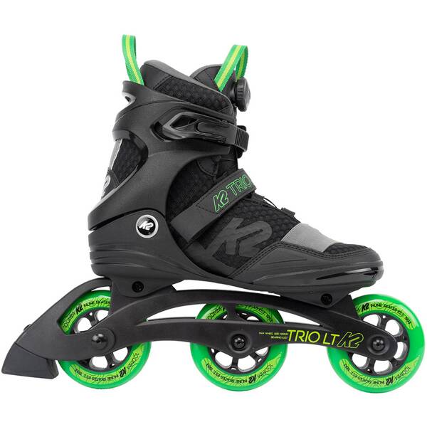 K2 Herren Inlineskates TRIO LT 100 BOA black_green von K2