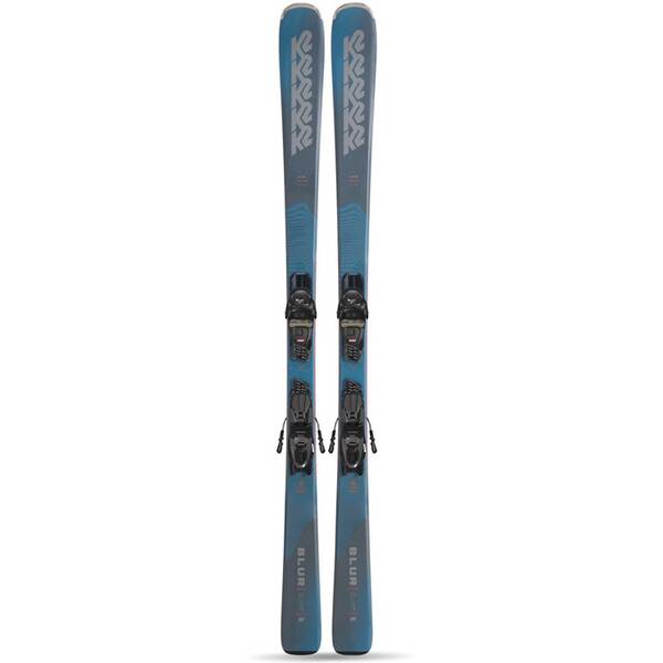 K2 Herren Ski BLUR 76 - M3 10 Compact Quikclik 80mm black - anthracite SET von K2
