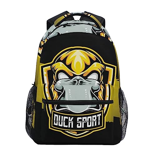 Entensporttiermannschaft Schulter Student Rucksacks Bookbags Kinderrucksack Büchertasche Rucksäcke für Teen Mädchen Jungs von KAAVIYO