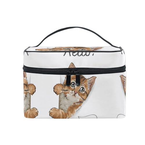 Knochen Süße Cartoon-Knochen Kosmetiktasche Organizer Reißverschluss Make up Taschen Kulturbeutel Waschtasche für Damen Mädchen Frauen von KAAVIYO