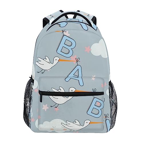 Vogelbaby Wolke Süß Schulter Student Rucksacks Bookbags Kinderrucksack Büchertasche Rucksäcke für Teen Mädchen Jungs von KAAVIYO