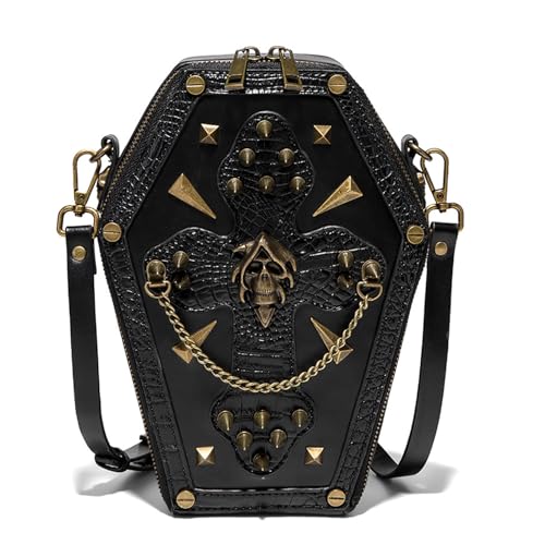 Halloween-Umhängetasche, Totenkopf-Druck, Party-Geldbörse, PU-Leder, Umhängetasche, geeignet für verschiedene Anlässe Halloween-Umhängetasche, Totenkopf-Druck, Party-Geldbörse, PU-Leder, Umhängetasche, geeignet für verschiedene Anlässe von KACCDE