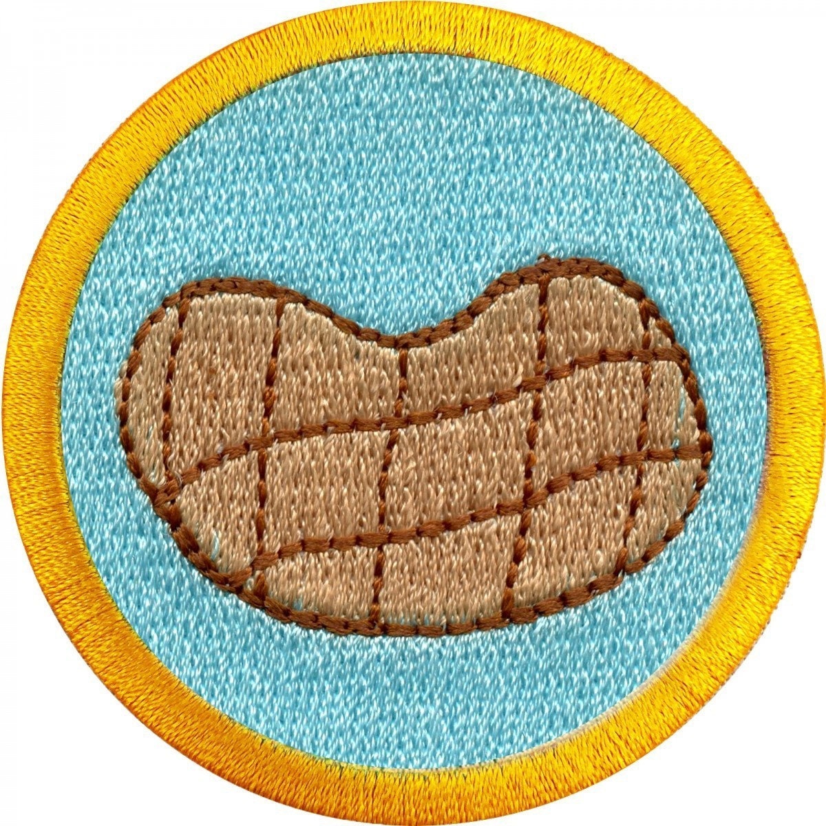 Erdnuss Knacken Abzeichen Patch Futtersuche Wildnis Scout Schärpe Aufbügler Gestickt Ce4 von KADLLC