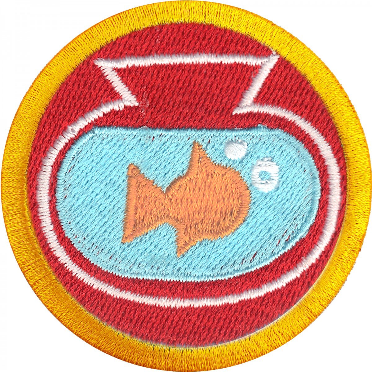 Fish Bowl Badge Patch Pet Wilderness Scout Schärpe Aufnäher Bestickt Aa3 von KADLLC