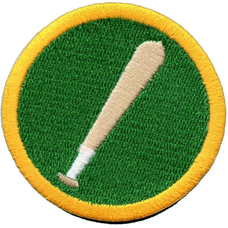 Homerun Baseball Badge Wilderness Scout Aufnäher Zum Aufbügeln Bestickt Ce4 von KADLLC