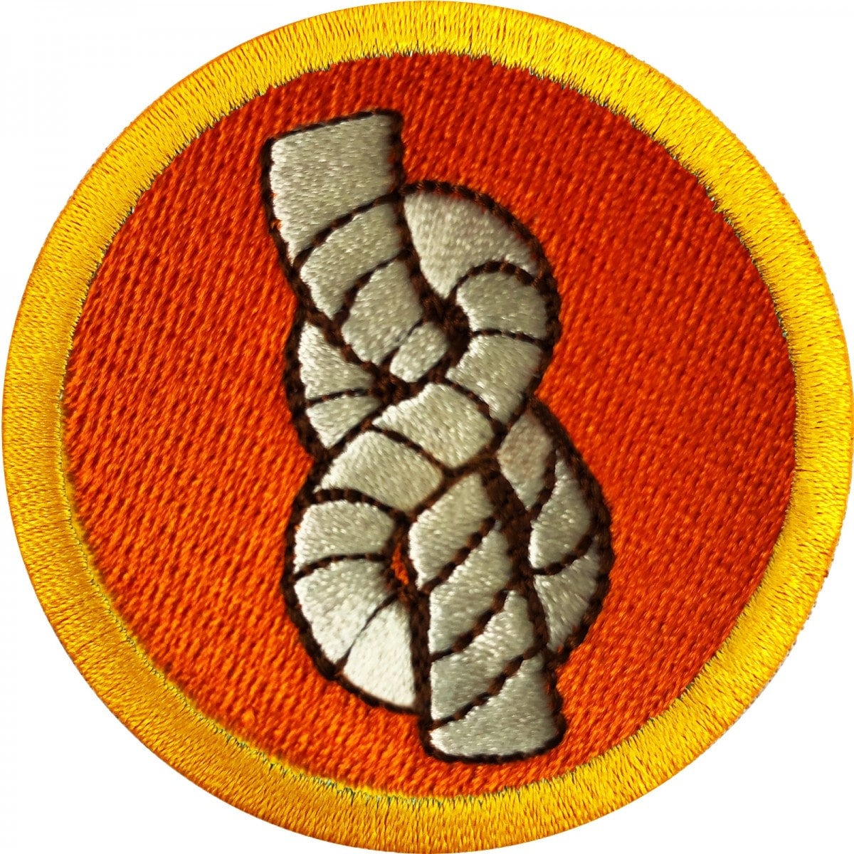 Knotenbindung Abzeichen Patch Seil Wildnis Scout Schärpe Aufbügler Gestickt Cd4 von KADLLC