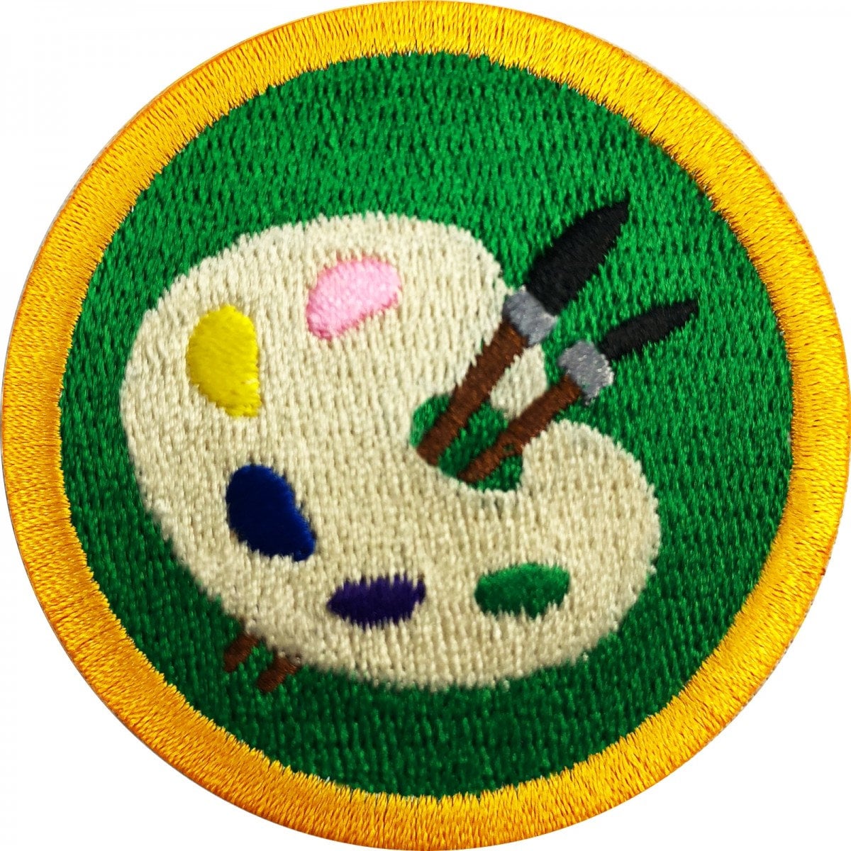 Kunst Abzeichen Patch Gemälde Wildnis Scout Schärpe Aufbügler Gestickt Aa3 von KADLLC