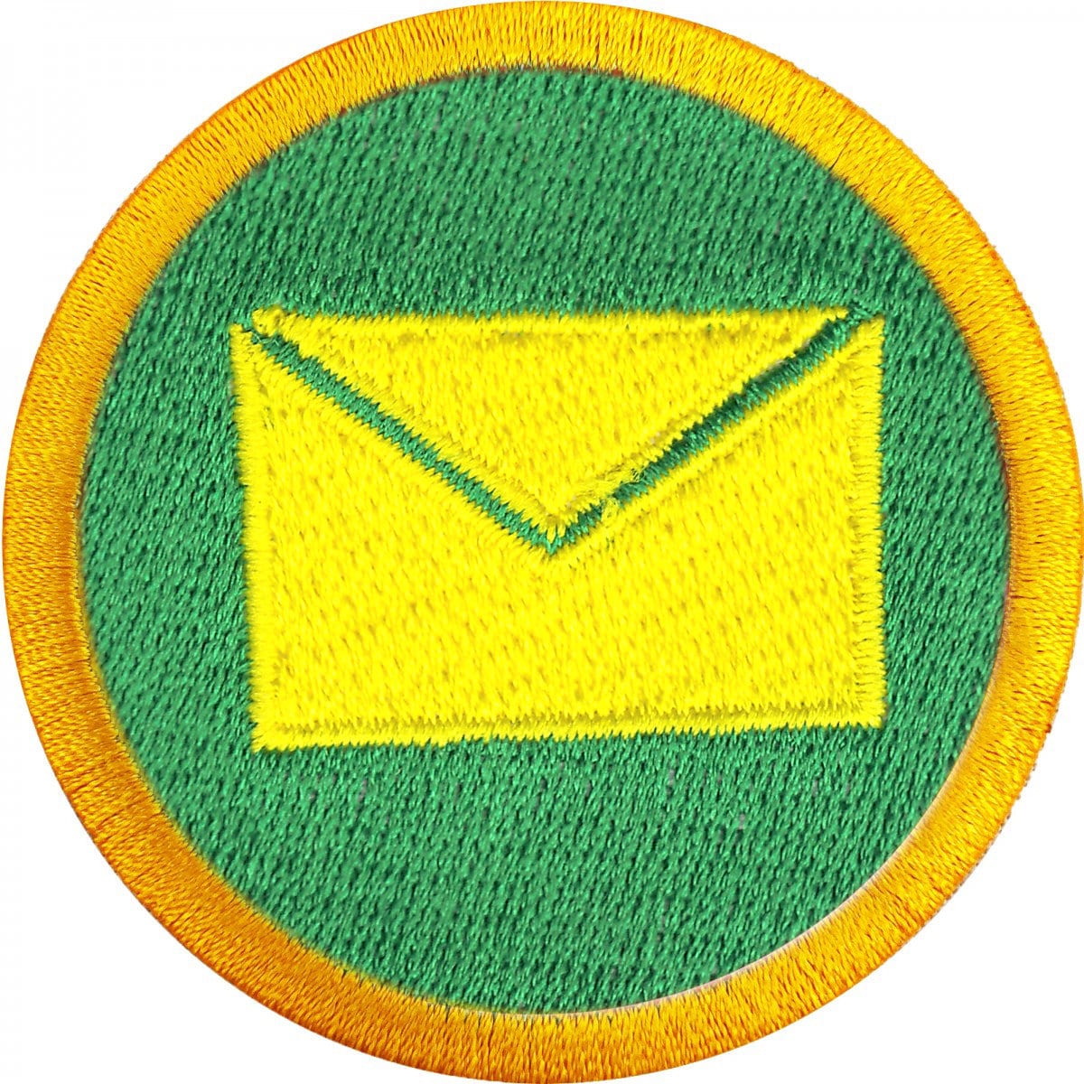Mail Accession Badge Patch Wilderness Letter Scout Schärpe Aufbügler Gestickt Aa3 von KADLLC