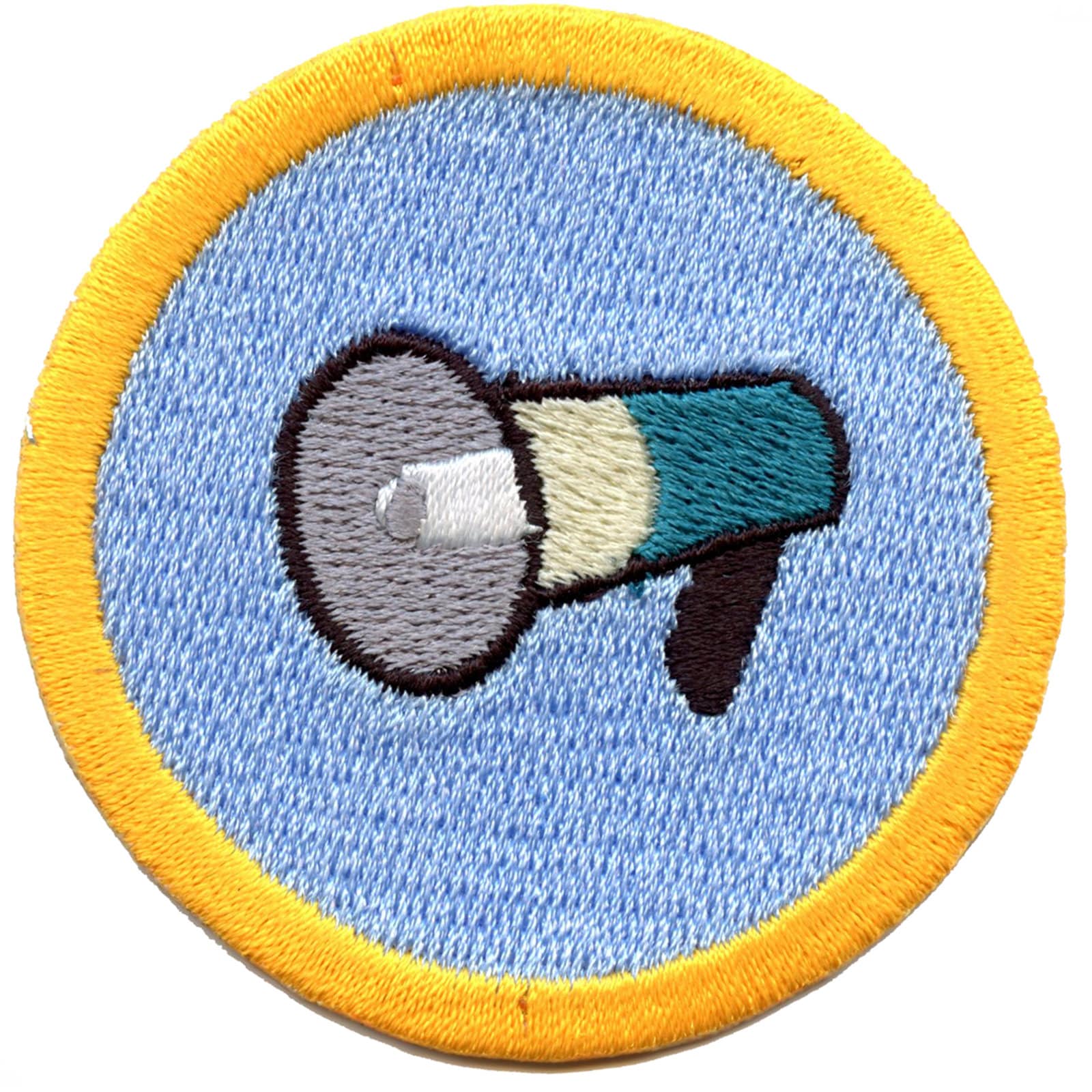 Megaphone Badge Patch Wilderness Scout Schärpe Aufnäher Bestickt Aa3 von KADLLC