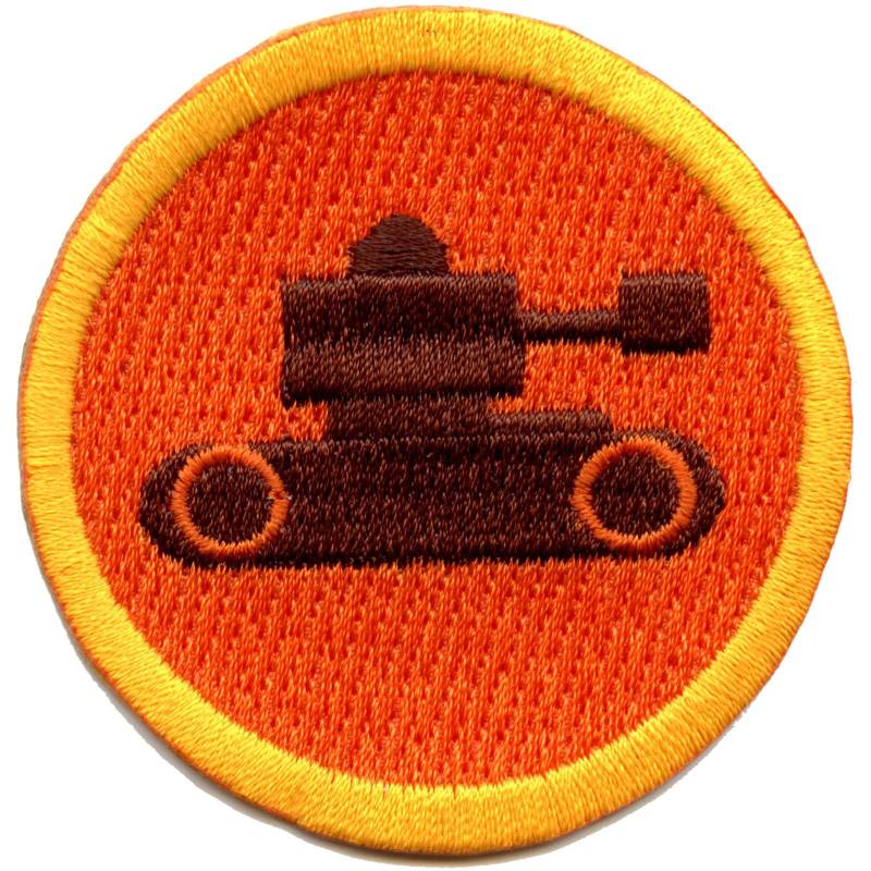 Militär Strategie Patch Wilderness Tank Scout Schärpe Aufnäher Gestickt Aa3 von KADLLC
