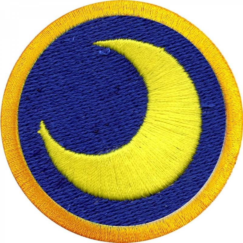 Mondphasen Abzeichen Patch Astrologie Sicherheit Wilderness Scout Schärpe Aufbügeln Gestickt Ce4 von KADLLC