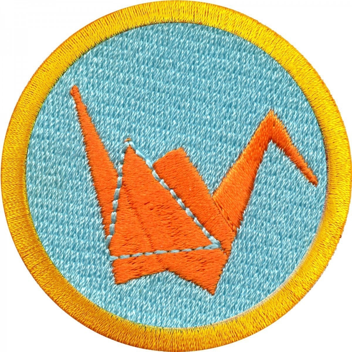 Origami Badge Patch Wilderness Folding Scout Schärpe Aufnäher Gestickt Ce4 von KADLLC
