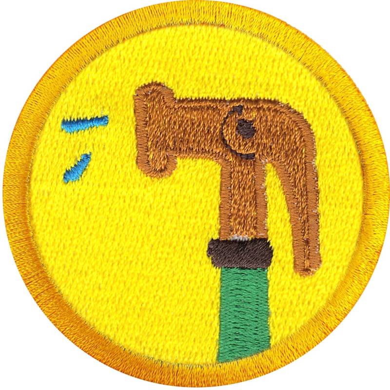 Pflanzenbewässerung Abzeichen Patch Wilderness Scout Schärpe Aufbügler Gestickt Aa3 von KADLLC
