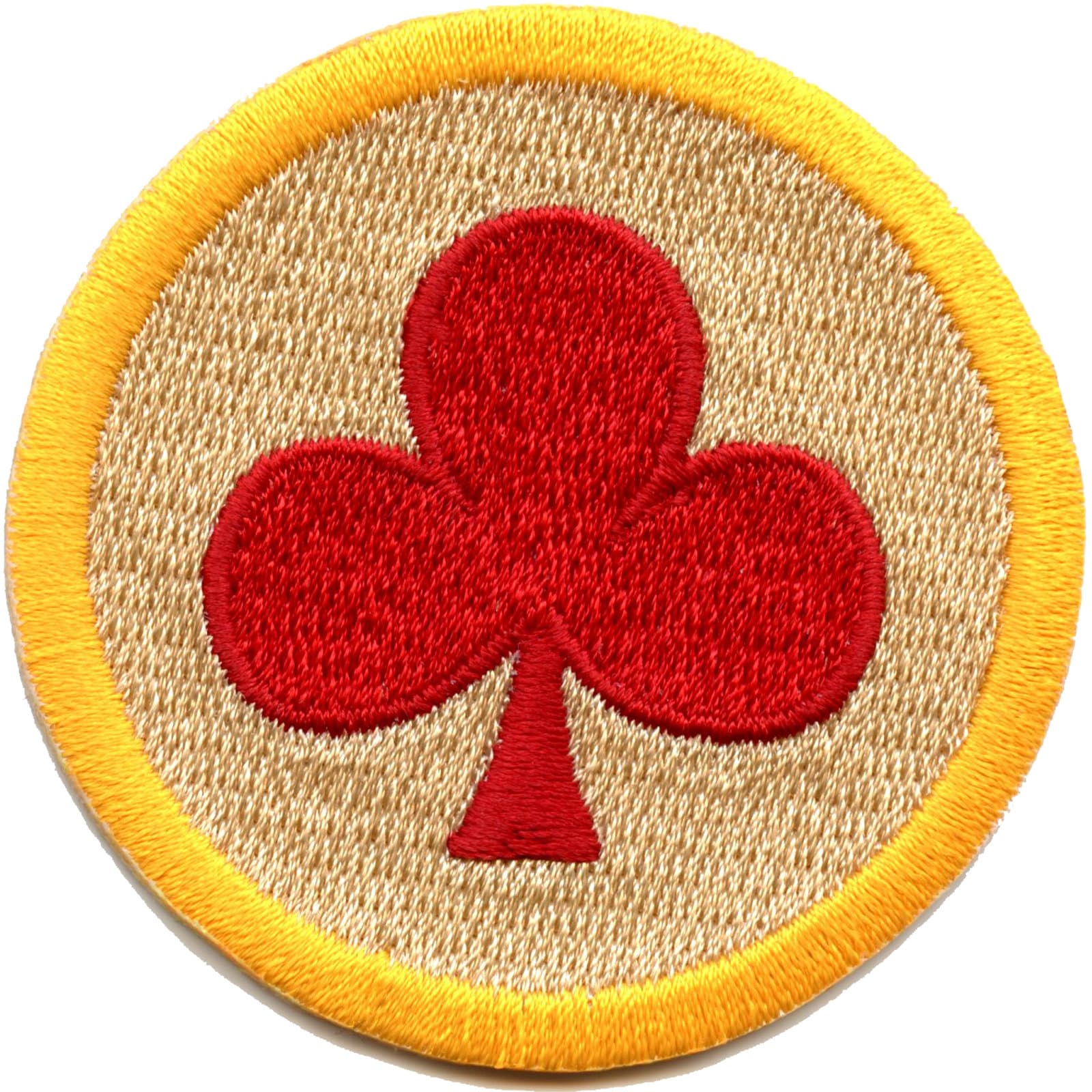 Royal Red Clubs Badge Patch Wilderness Pferd Scout Schärpe Aufbügler Gestickt Cr4 von KADLLC