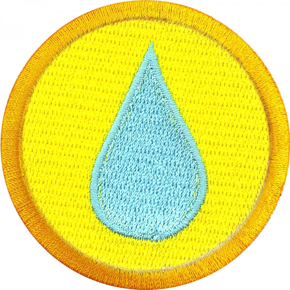 Wasserschutz Abzeichen Patch Regen Wildnis Scout Schärpe Aufbügler Gestickt Aa3 von KADLLC