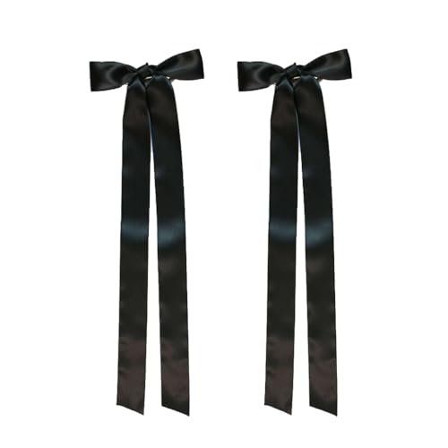 2 schöne Haarnadeln mit Schleife, Feder-Haarnadeln für Mädchen, Abschlussbälle, Partykleidung von KADSXIYA