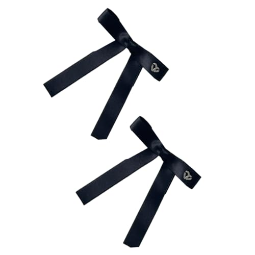 2 x süße Mädchen-Haarspangen mit großer Schleife, Balletcore-Clips von KADSXIYA