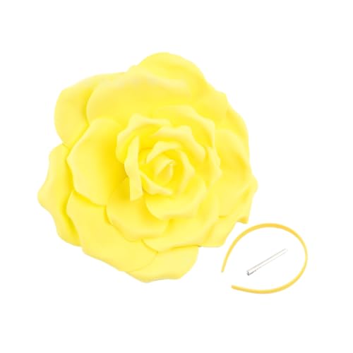 Blumen-Flapper-Stirnband, übergroße Rose, Kopfschmuck, 1920er Jahre, Kunst-Haar-Accessoires Blumen-Flapper-Stirnband, übergroße Rose, Kopfschmuck, 1920er Jahre, Kunst-Haar-Accessoires von KADSXIYA