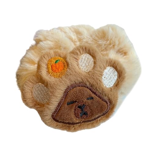 Capybara Pferdeschwanz-Halter für Damen, pelzige Haargummis, Party-Foto-Requisiten für Mädchen von KADSXIYA